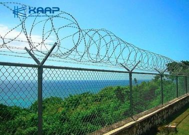 Ad alta resistenza resistente galvanizzato decorativo del recinto del collegamento a catena per sicurezza