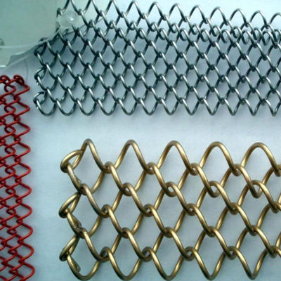 Rete metallica decorativa di Diamond Chain Link Aluminum 2.0mm