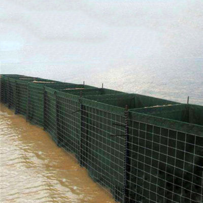 L'iso ha galvanizzato la barriera difensiva della parete L10m della sabbia ha riempito la scatola militare